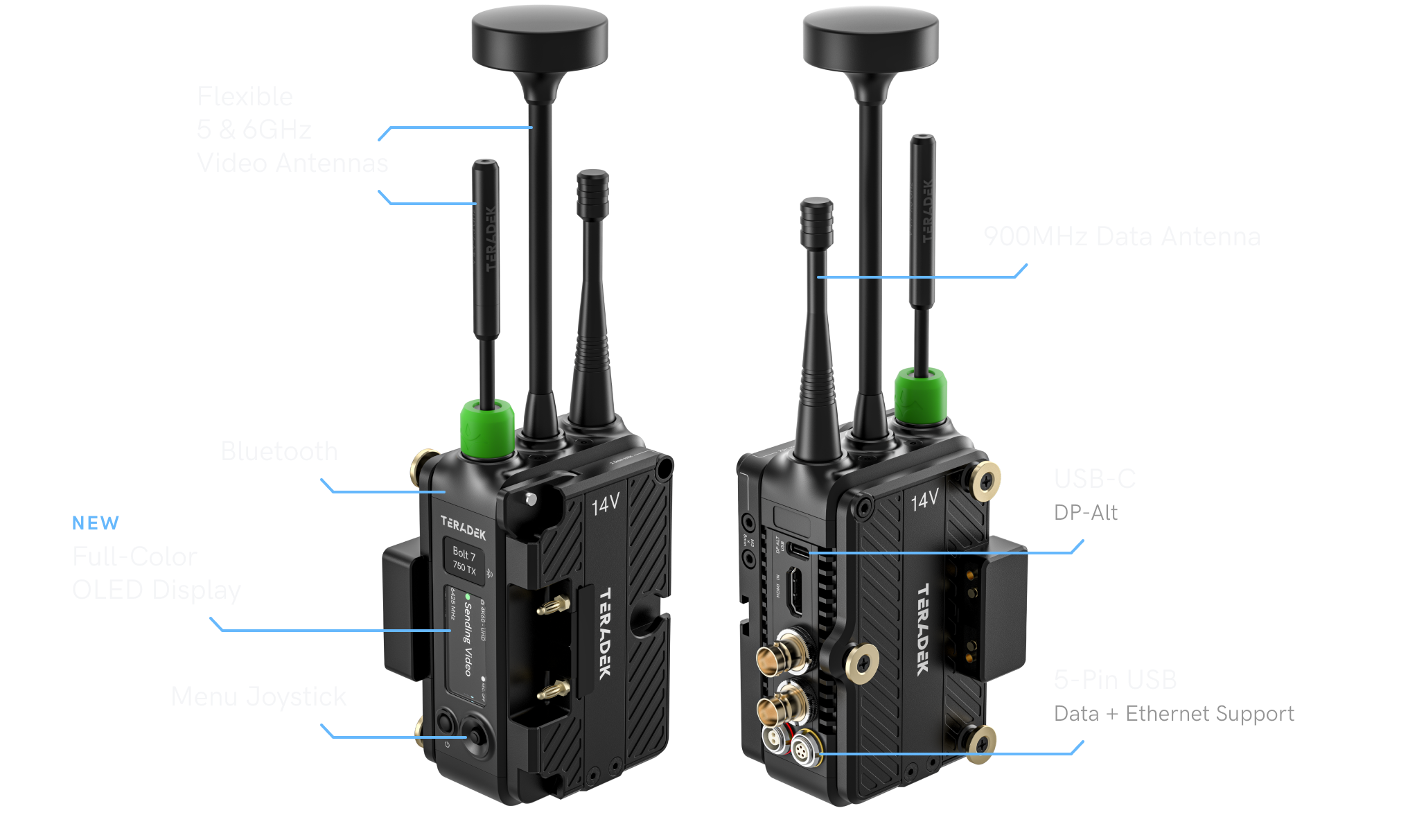 Bolt 7 Transmitter 하드웨어 구성과 주요 기능